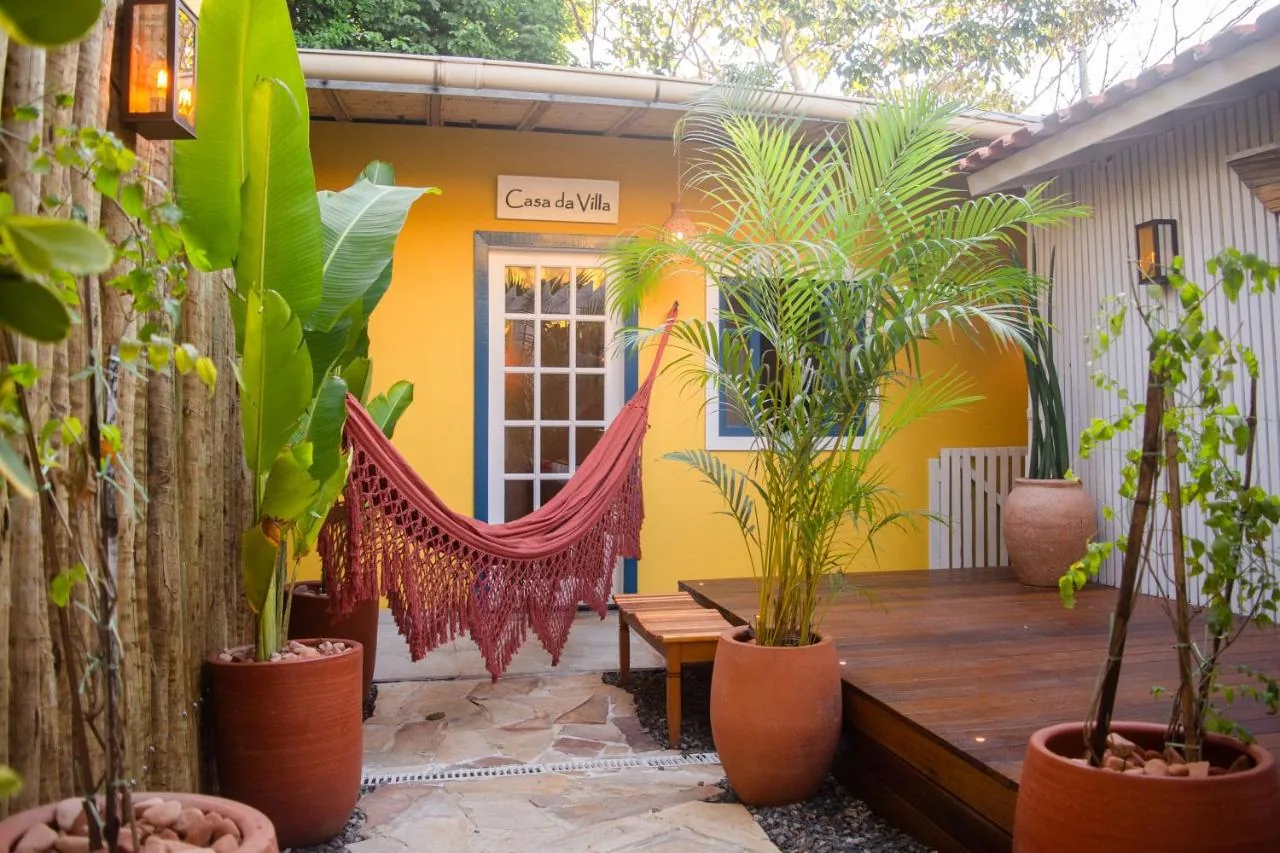 Deck da Casa da Villa com rede